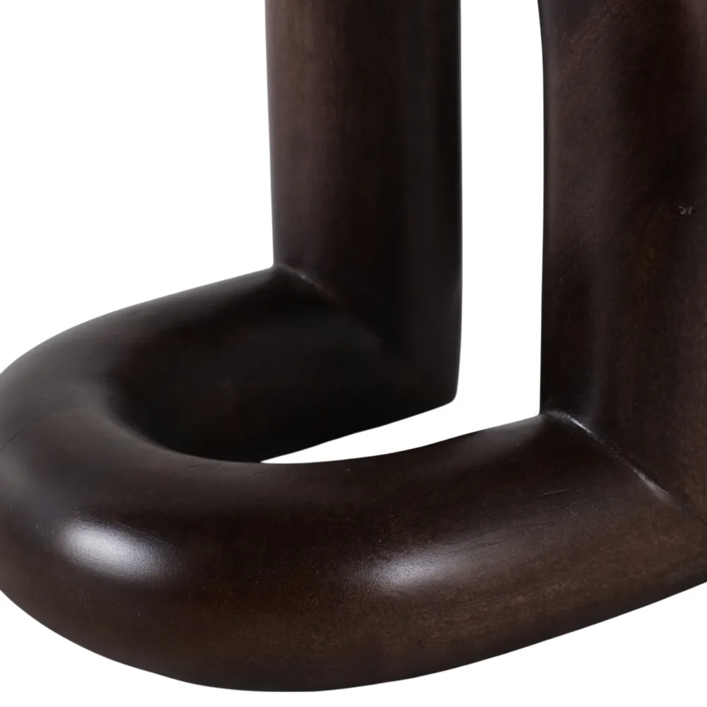 TRUEPORT SET OF 2 BROWN BOOKENDS 8 (IN)