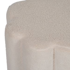 DIGBYRUN WHITE OTTOMAN 18 (IN) 7