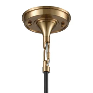 Riley 10'' Wide 1-Light Mini Pendant - Satin Brass 3