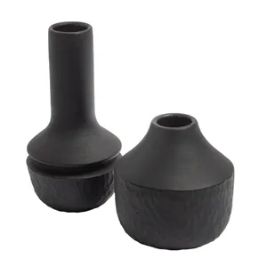 Shadow Vase - Small Matte Black 2