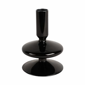 ELLENLAND BLACK CANDLE HOLDER 5 (IN) 1