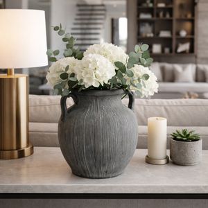 ALTONMILL BLACK VASE 10 (IN) 12