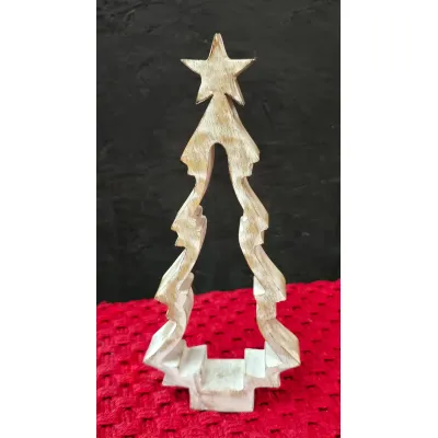 Hollow Christmas Tree 4.5x10in