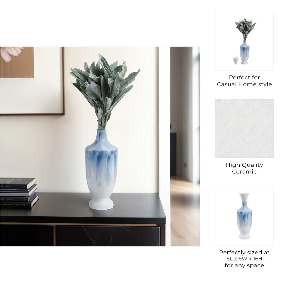HEATHMORE BLUE JAR 16 (IN)