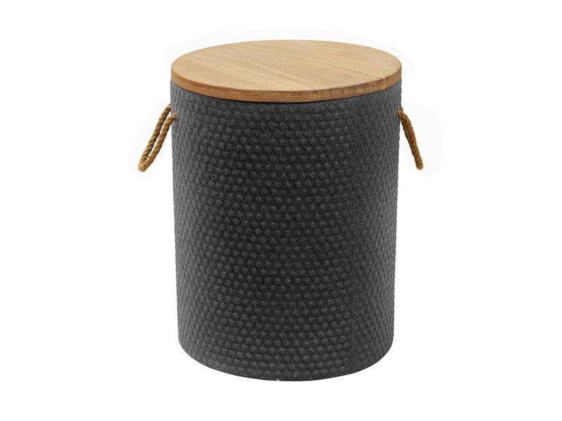 Beban Side Table Natural & Black 3