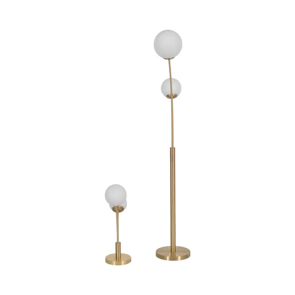 WADETON SET OF 2 GOLD LAMPS 64 (IN)
