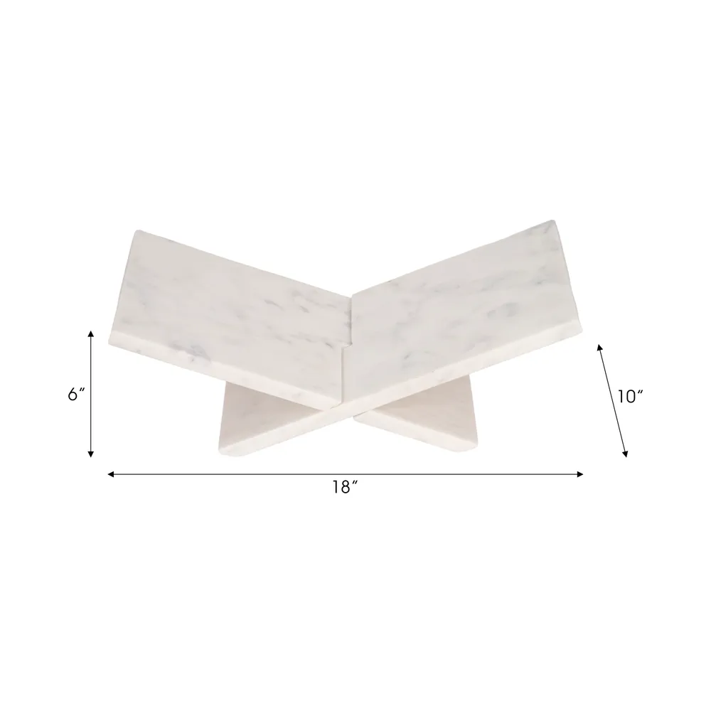 HAVENRUN WHITE BOOKSTAND 5 (IN)