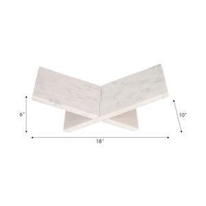 HAVENRUN WHITE BOOKSTAND 5 (IN) 9