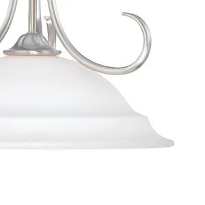 Bella 16'' Wide 1-Light Pendant - Brushed Nickel 4