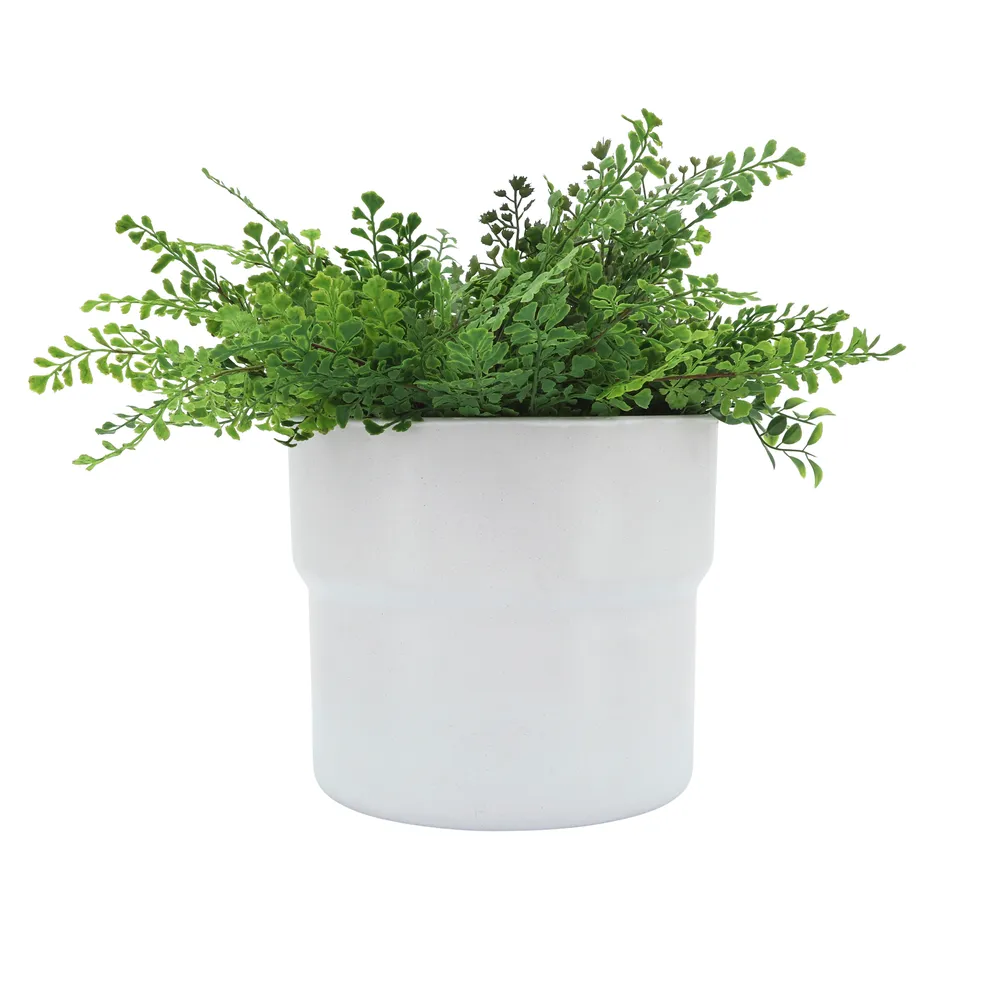 CORWINPORT SET OF 3 WHITE PLANTER 9 (IN)