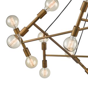 Guesting 54'' Wide 20-Light Chandelier - Antique Brass 3
