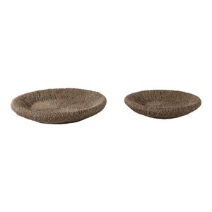 HARKENHAVEN SET OF 2 TAN TRAY 3 (IN) 5