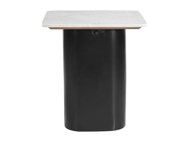 Fiora Side Table White & Black 4