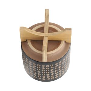TANNERHAM SET OF 2 BROWN PLANTER 11 (IN) 7