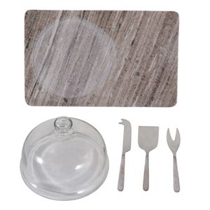 FIONALEY SET OF 5 BROWN SERVEWARE 6 (IN) 5