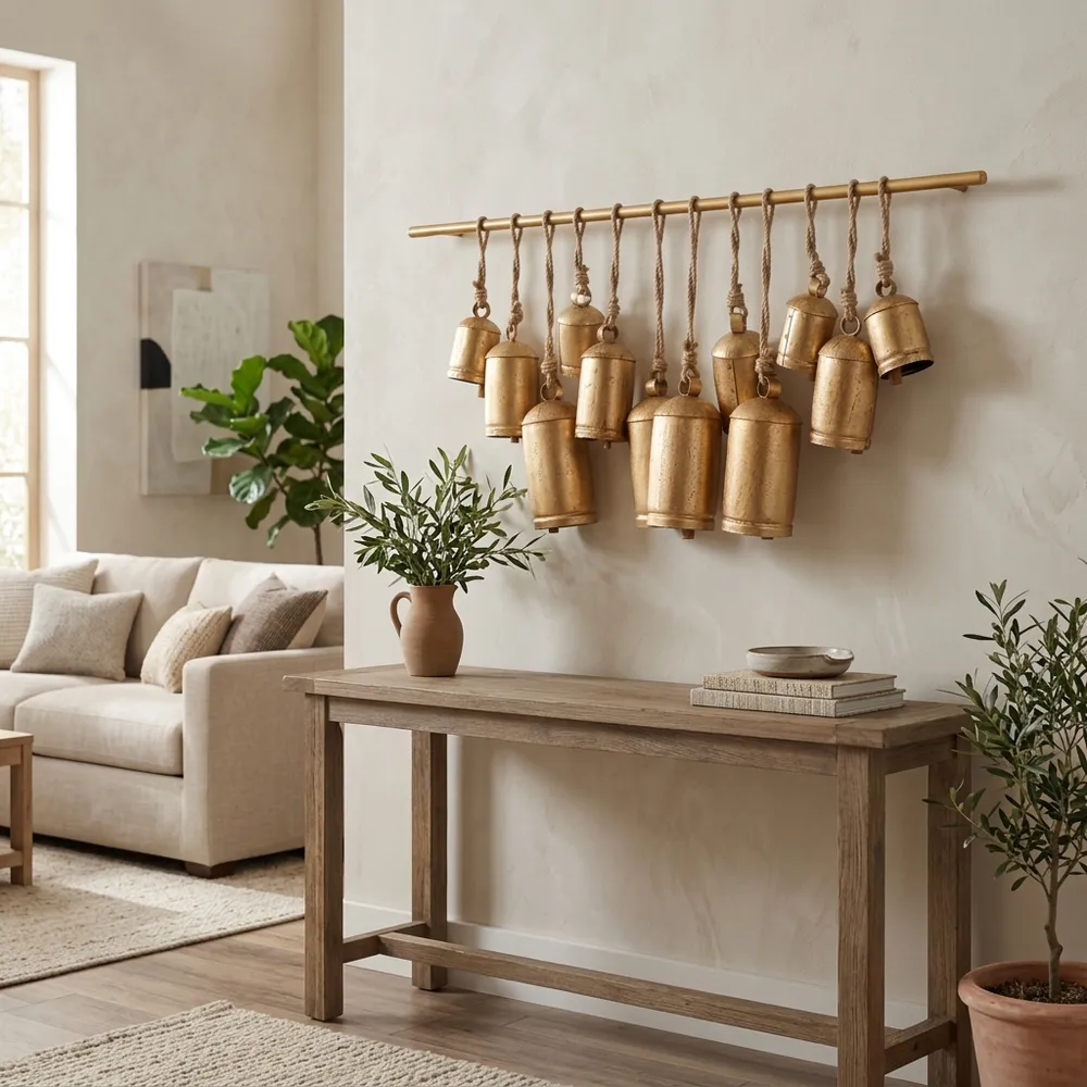 BOLTONOAK GOLD WALL HANGING 20 (IN)