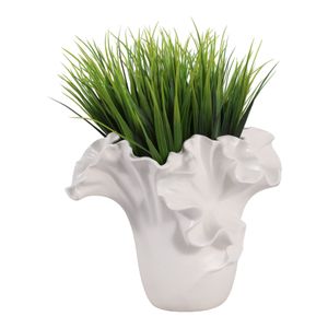 ALDERPORT WHITE VASE 8 (IN) 3