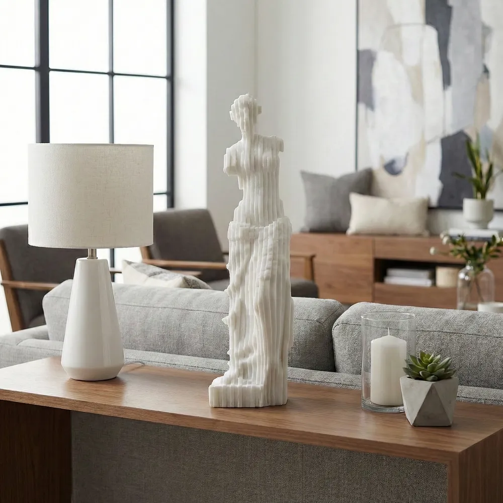BARCLAYTON WHITE DECOR 25 (IN)