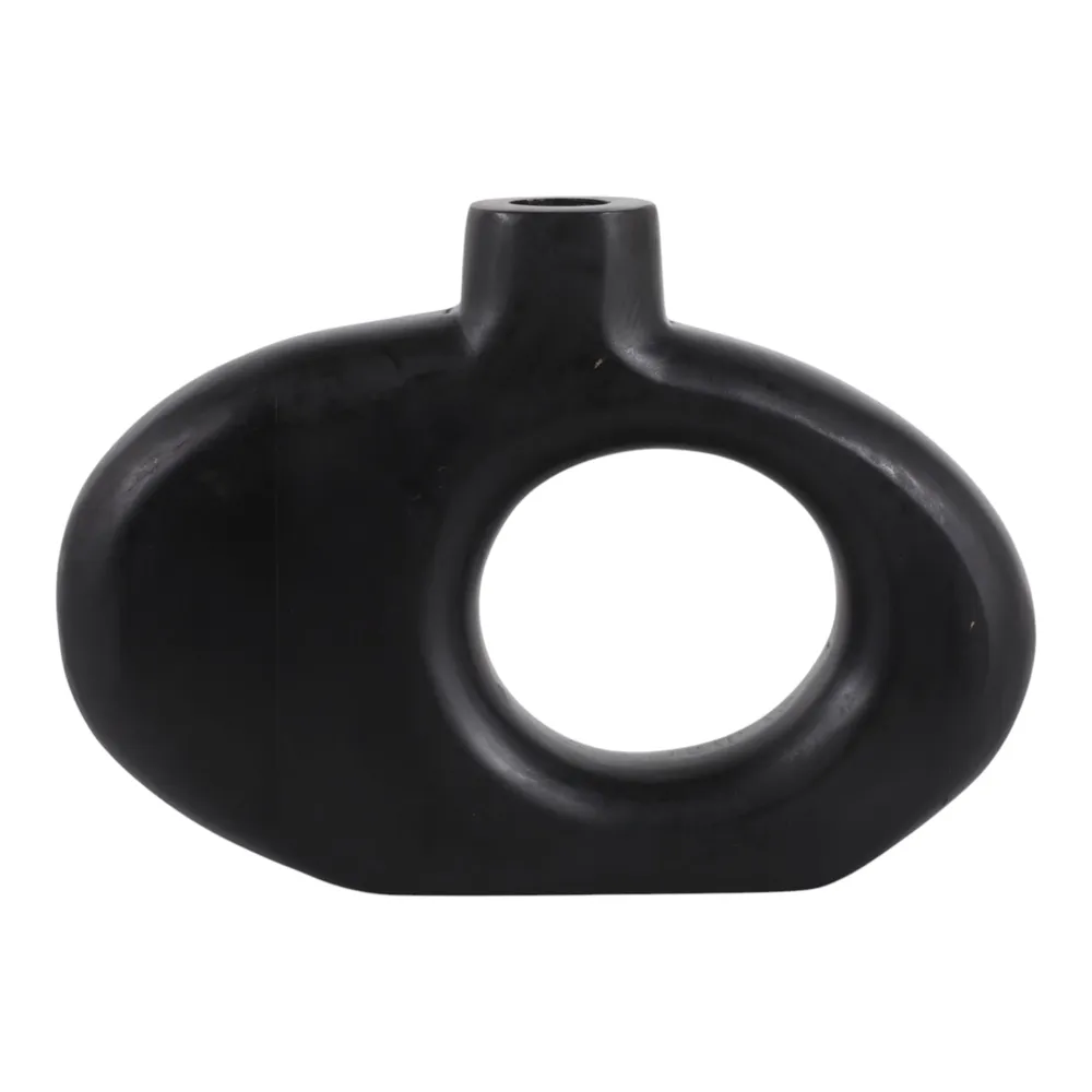 GRIFFINMOOR BLACK VASE 7 (IN)