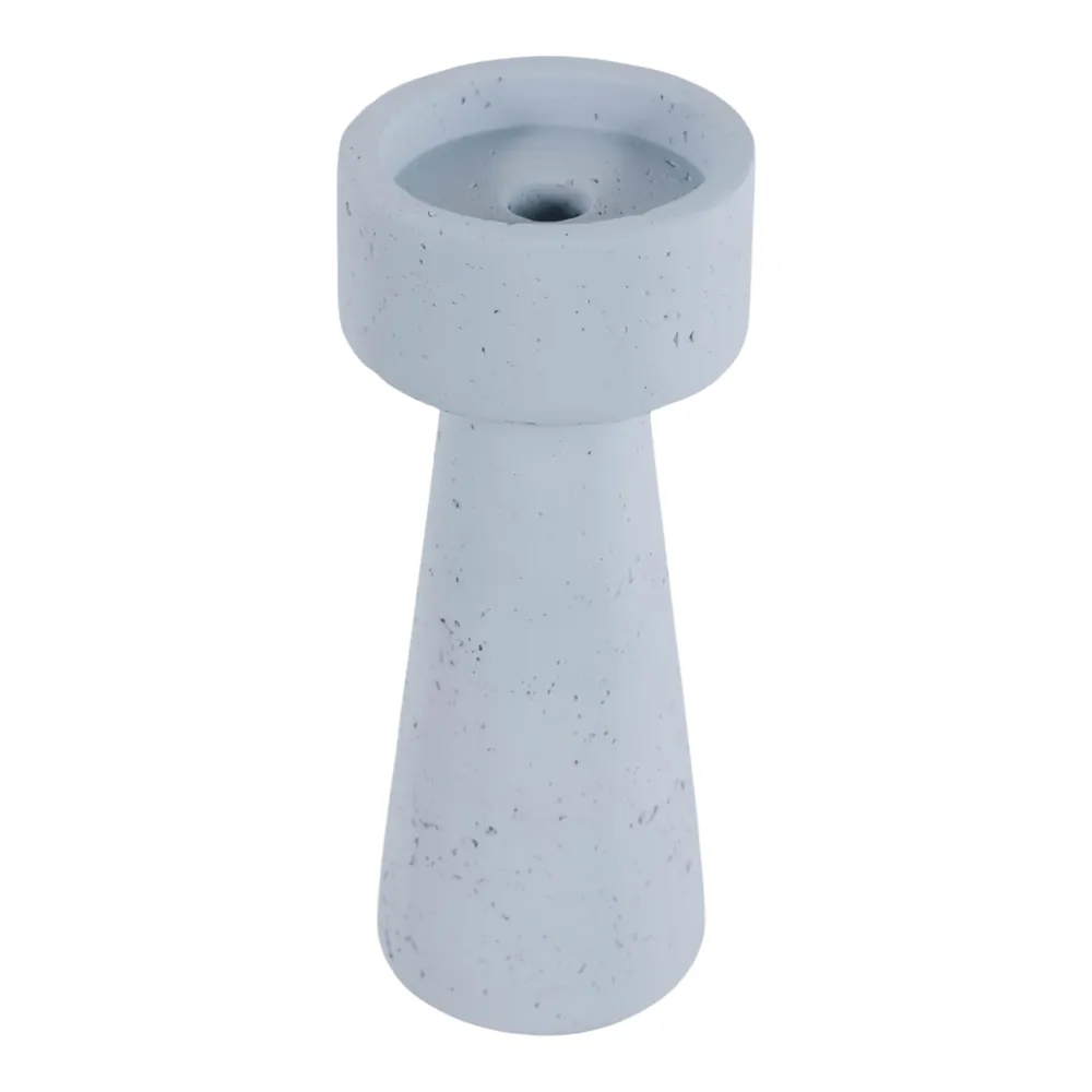 CARLIN BLUE CANDLE HOLDER 10 (IN)