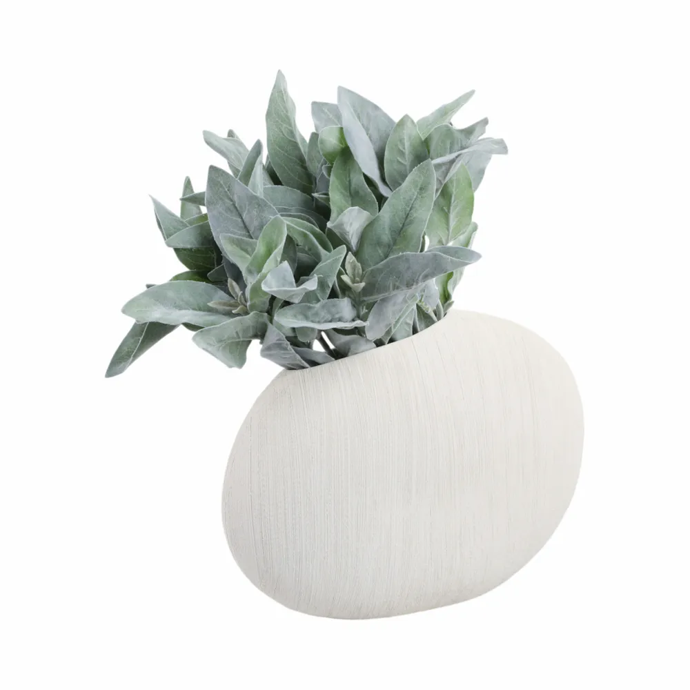 MARCHOLM WHITE VASE 11 (IN)