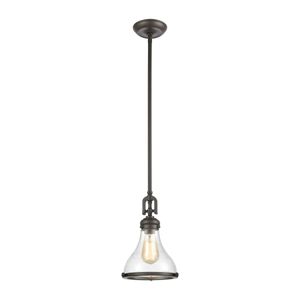 Rutherford 9'' Wide 1-Light Mini Pendant - Oil Rubbed Bronze 1