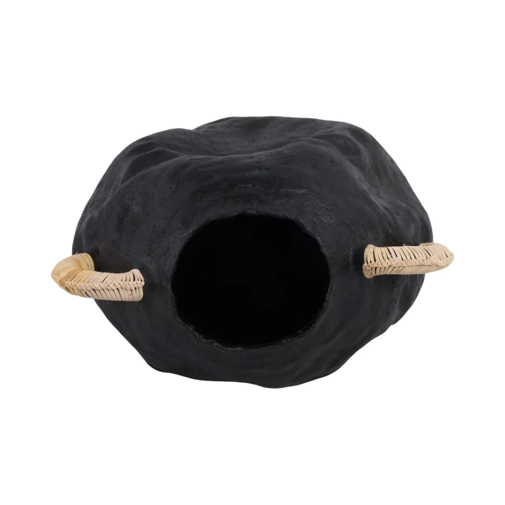 JULIANHAM BLACK VASE 13 (IN)
