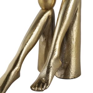 CLINTONMORE GOLD CANDLE HOLDER 6 (IN) 6
