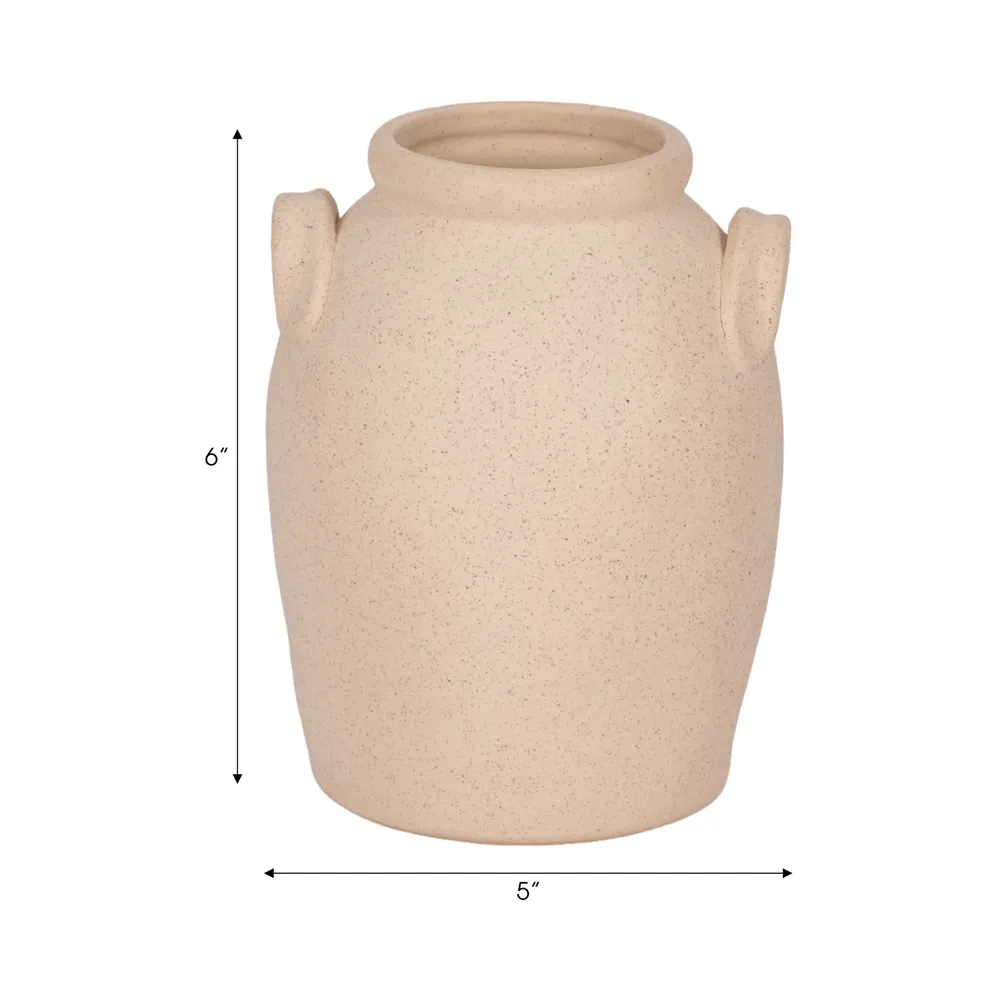 GLOVERMILL IVORY VASE 7 (IN)
