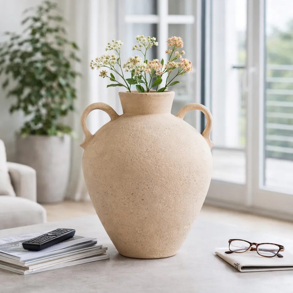 BURTONHOLM IVORY VASE 16 (IN)