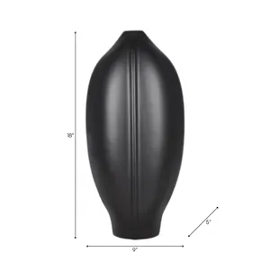 HAYESWOOD BLACK VASE 18 (IN) 7