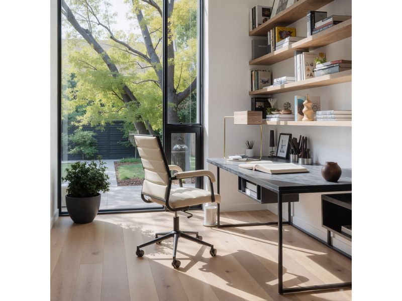 Auction Office Chair Beige 10