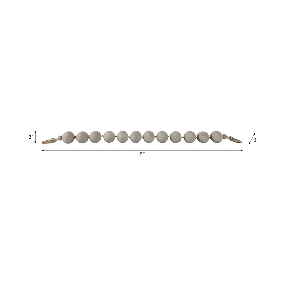 FINCHVIEW IVORY BEAD 3 (IN)
