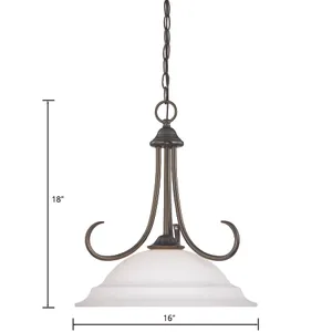 Bella 16'' Wide 1-Light Pendant - Oiled Bronze 2