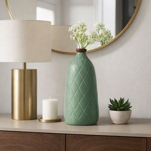 EMMONSFORD GREEN VASE 16 (IN) 12