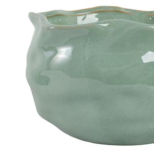 DRAPERSTONE SET OF 2 GREEN PLANTER 9 (IN) 6