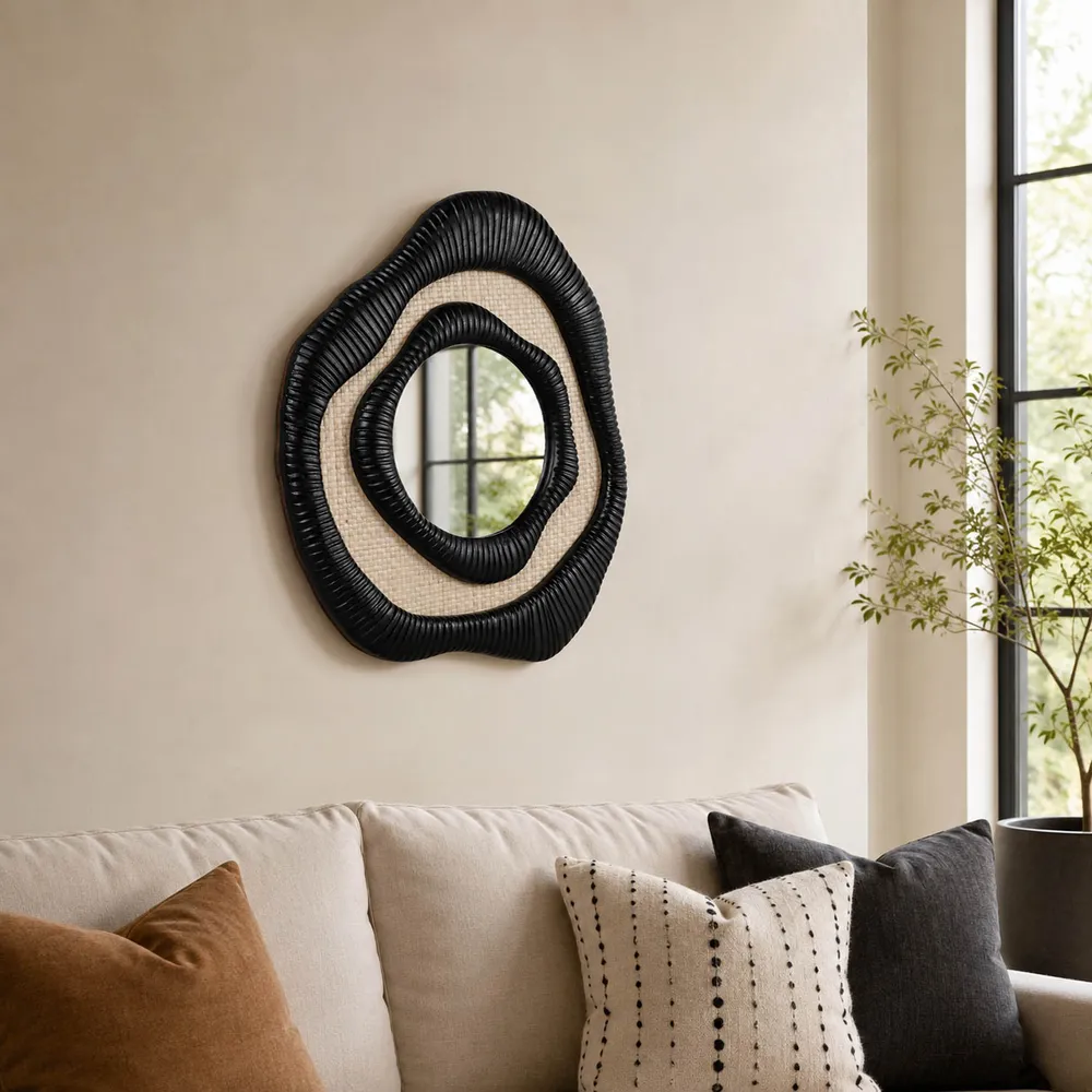ROSETON IVORY MIRROR 32 (IN)