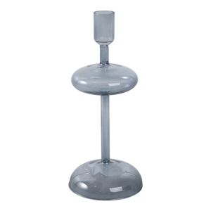 CROSBYHAM BLUE CANDLE HOLDER 10 (IN) 4