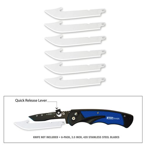 AccuSharp Razor Knife Replacement Blades - Blue Card