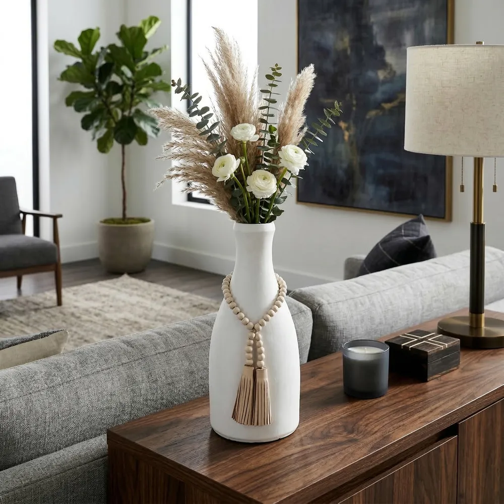 HENDONOAK IVORY VASE 12 (IN)