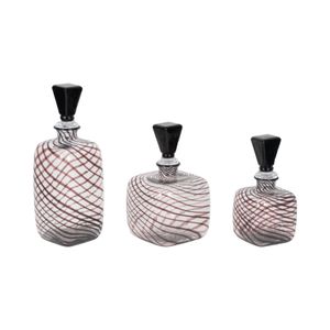 CLINTON SET OF 3 BLACK VASES 11 (IN) 4