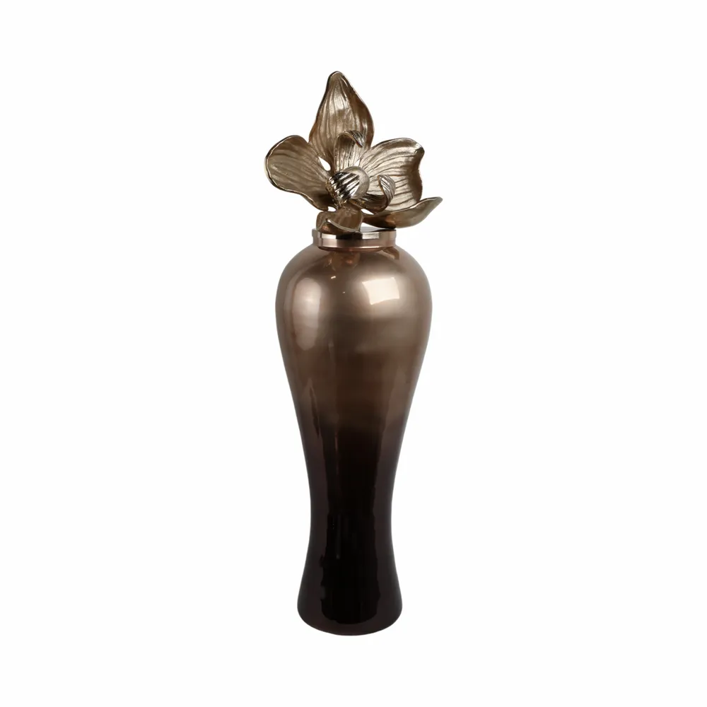 BAIRDOAK WHITE GLASS VASE 42 (IN)