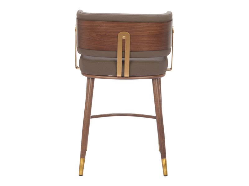Brew Counter Stool Brown & Walnut 5