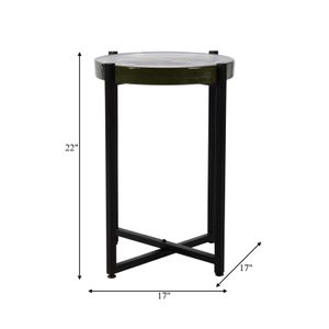 TROYMILL BLACK TABLE 23 (IN) 8