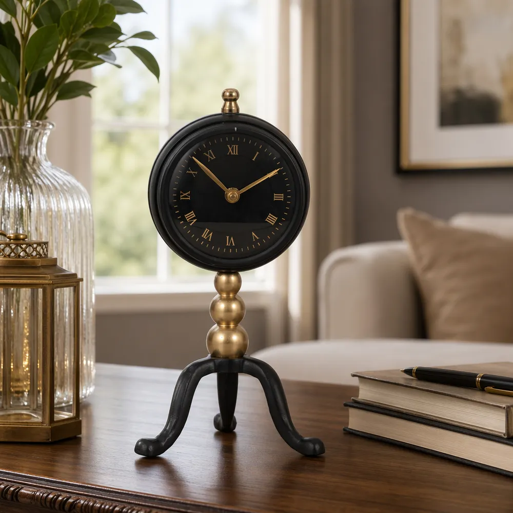 ELGINWICK BLACK CLOCK 10 (IN)