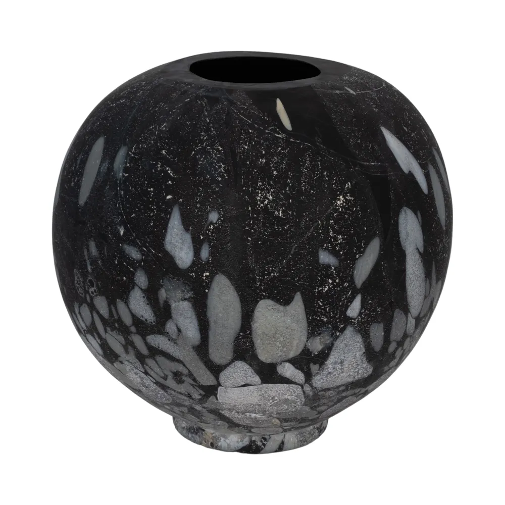 LAYLAHOLM GRAY GLASS VASE 14 (IN)
