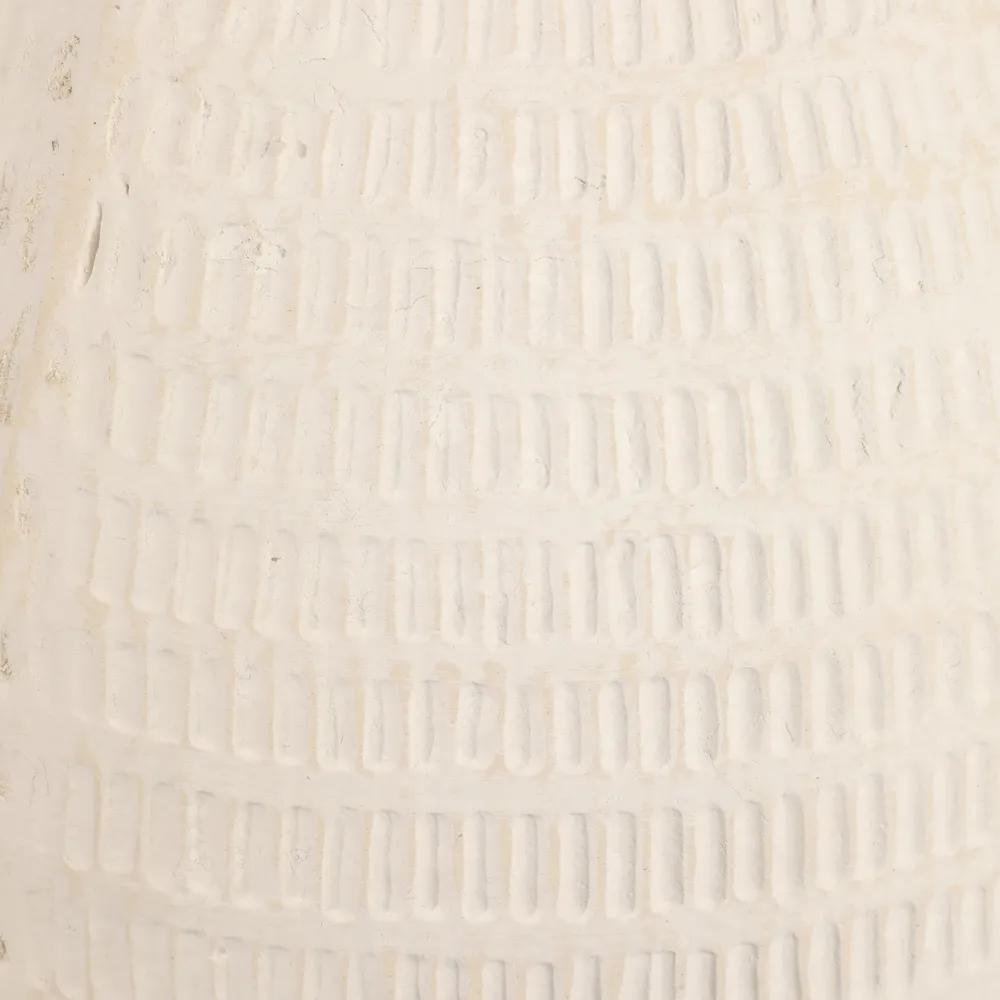 HAZENVALE WHITE VASE 17 (IN)