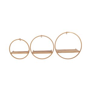GAIGESTONE SET OF 3 BRONZE WALL SHELF 8 (IN) 1