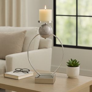 GRAYDONDALE SILVER CANDLE HOLDER 26 (IN) 11