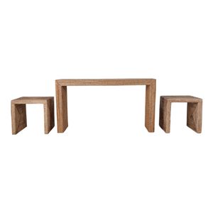 WARRENWORTH SET OF 3 TAN CONSOLES 55 (IN) 4
